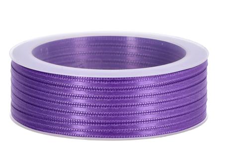 Band Satin 3mm 50mr lila   