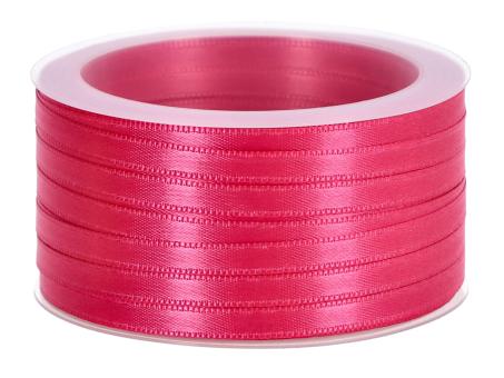 Band Satin 6mm 50mr pink 6mm 50mr