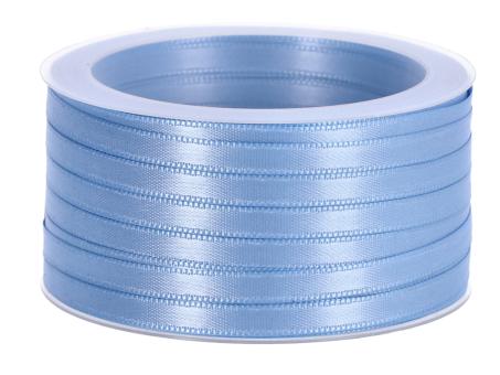 Band Satin 6mm 50mr blau hell 6mm 50mr