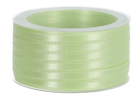 Band Satin 6mm 50mr hellgrün 6mm 50mr