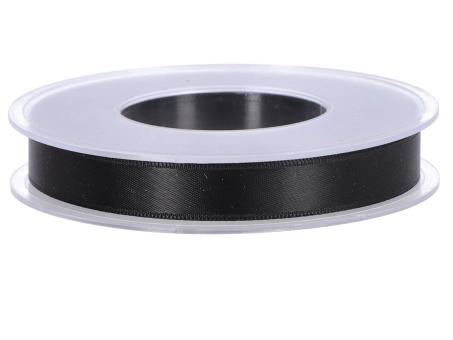 Band Satin 15mm 25mr schwarz 15mm 25mr