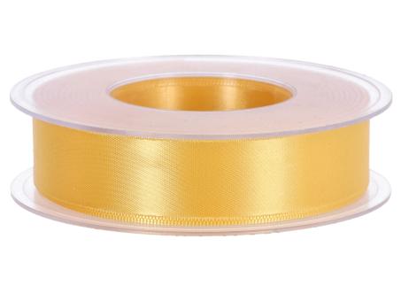 Band Satin 25mm 25mr gelb 25mm 25mr