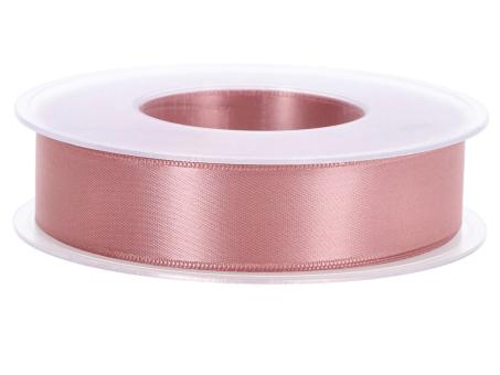 Band Satin 25mm 25mr rosa altrosa 25mm 25mr