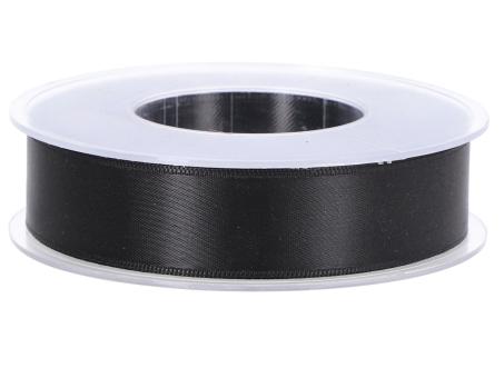 Band Satin 25mm 25mr schwarz 25mm 25mr