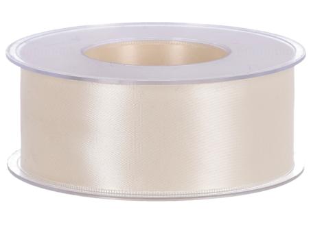 Band Satin 40mm 25mr creme 40mm 25mr