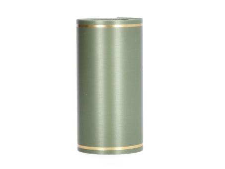 Kranzband Super-Satin m Goldrand 175mm 25mr thermotrans. 175mm 25mr