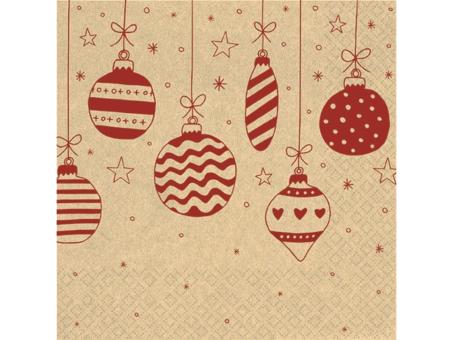 Servietten eco Xmas 33x33cm 20St. 33x33cm