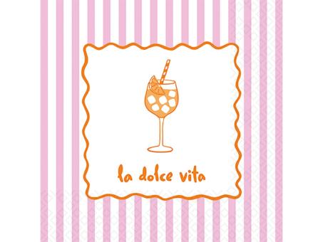 Servietten 33x33cm 20St. La Dolce Vita 33x33cm