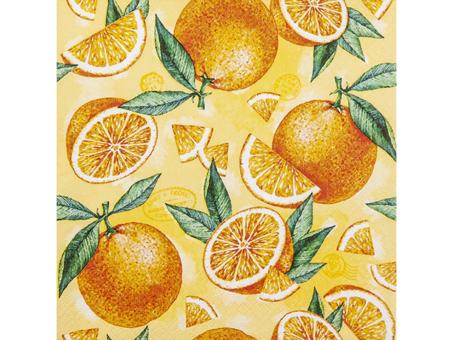 Servietten 33x33cm 20St. Orange 33x33cm