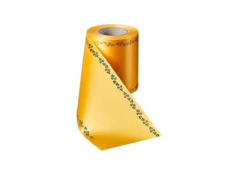 Kranzband Efeurand Supersatin thermotrans. 125mm 25mr 