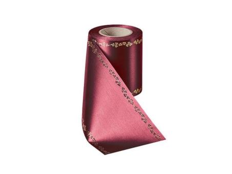Kranzband Efeurand Supersatin thermotrans. 125mm 25mr  
