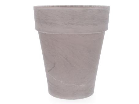 Blumentopf XL basalt marmoriert m Loch D50 H60cm