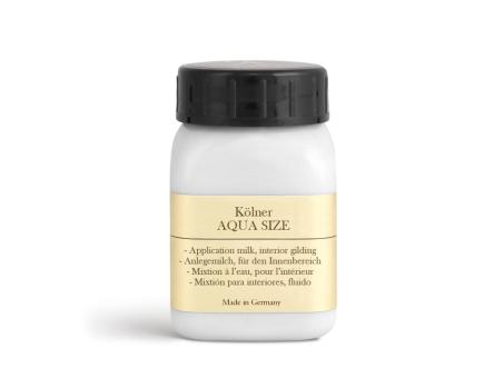 Kleber/Anlegemilch 50ml f Schlagmetall dünnfl. für Innenbereich
 50ml