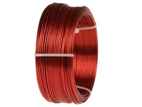 Draht Alu 2mm 500gr rot ca. 60mr 2mm 500gr