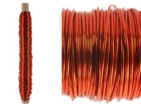 Kupferdraht metallic orange 3St 0,5mm 100gr