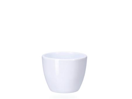 Kübel 909 D8cm weiss glanz D8 H7cm