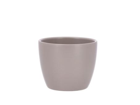 Kübel 909 D11cm taupe matt D11 H9,5cm