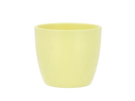 Kübel 909 D13cm gelb matt D13 H12cm