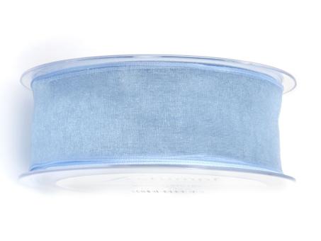 Band Organza 25mm 20mr m Draht 