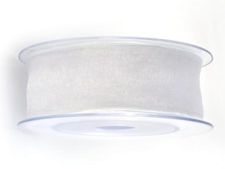 Band Organza 40mm 20mr m Draht 40mm 20mr