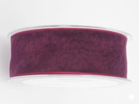 Band Organza 40mm 20mr m Draht 40mm 20mr