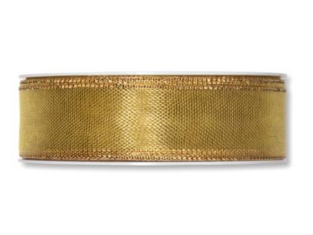 Band Gold transparent Ringeleffekt 25mm 25mr 25mm 25mr