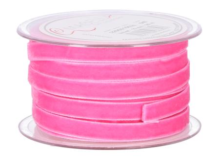 Band Samt 10mm 20mr pink