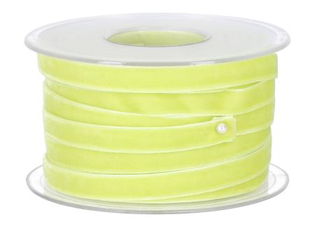 Band Samt 10mm 20mr grün hell 10mm 20mr