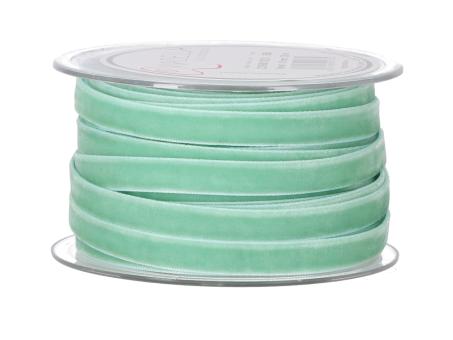 Band Samt 10mm 20mr mint 