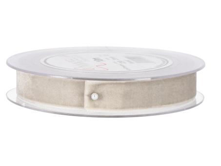 Band Samt 20mm 10mr creme 20mm 10mr