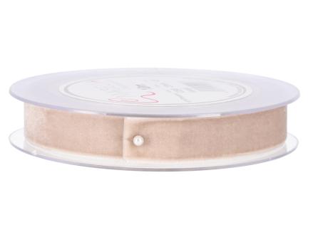 Band Samt 20mm 10mr taupe 20mm 10mr