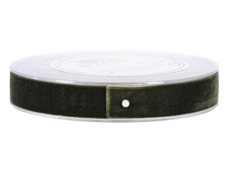 Band Samt 20mm 10mr dunkelgrün 20mm 10mr