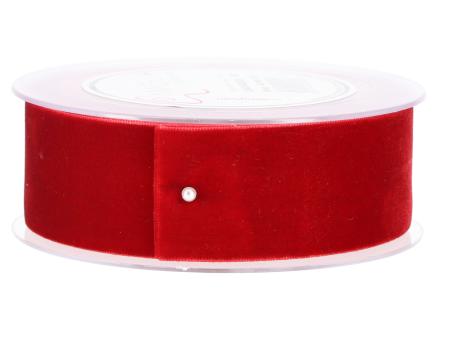 Band Samt 40mm 8mr bordeaux 40mm 8mr