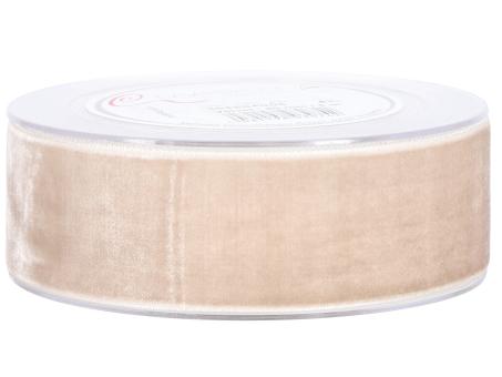 Band Samt 40mm 8mr taupe 40mm 8mr