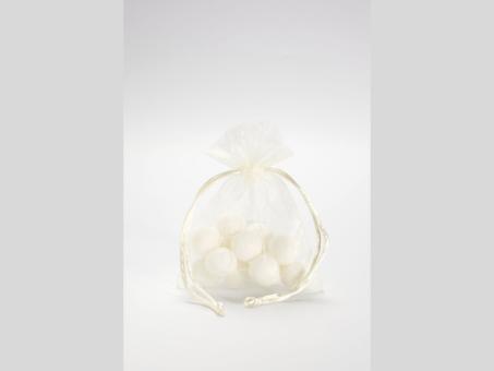Beutel Organza H24 B15cm creme H24  B15cm