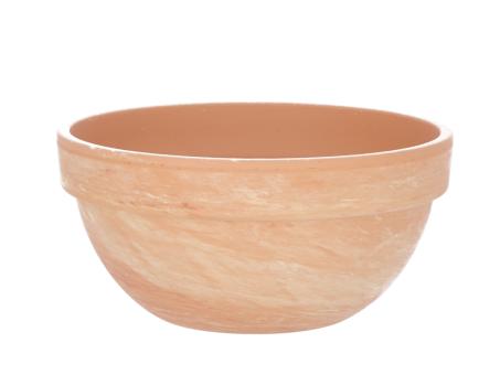 Pflanzschale marmoriert D26cm m Loch D26 H12,5cm