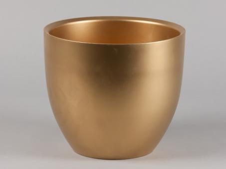 Kübel 301 D33cm gold   D33 H29cm