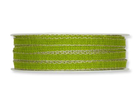 Band uni matt mit Leinenkante 7mm 30mr 