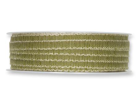 Band uni matt mit Leinenkante 7mm 30mr 