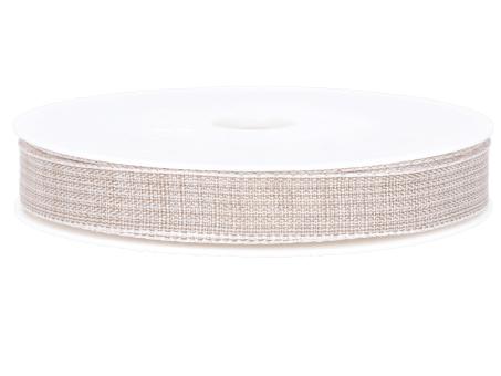 Band uni matt mit Leinenkante 15mm 20mr 15mm 20mr