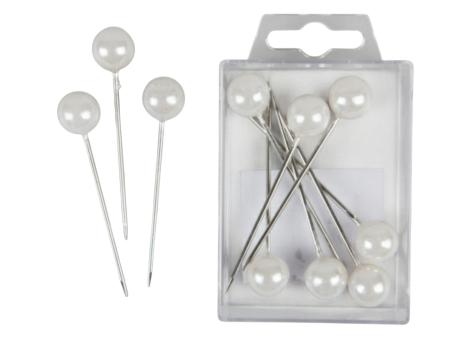 Stecknadel Perlkopf 15mm 10St. D15 L75mm