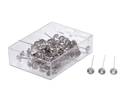 Stecknadel Diamantkopf 8mm 60 Stück D8 L51mm