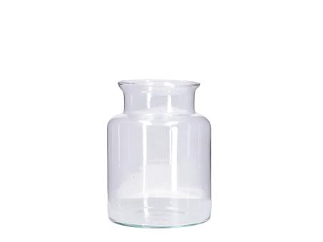 Vasenflasche Glas D14,5/19 H25cm D14,5/19 H25cm