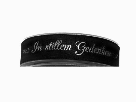 Band "In stillem Gedenken" 25mm 20mr 25mm 20mr