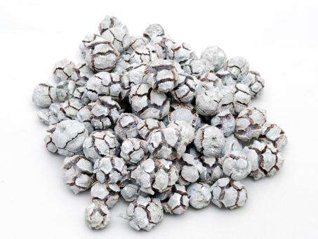 Zapfen Zypresse 2kg white washed D3-4cm