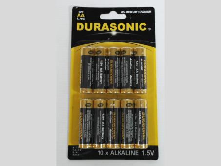 Batterie Mignon AA 10St/Blister 1,5V L4,8 D1,4cm