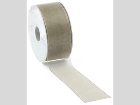 Band Organza Webkante 15mm 50mr sand 15mm 50mr
