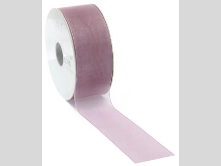 Band Organza Webkante 40mm 50mr altrosa 40mm 50mr