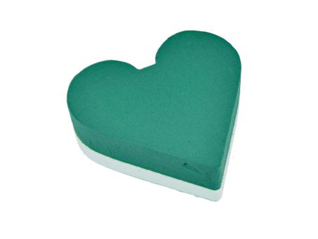 OASIS® Herz Polly D52cm mit Polystyrolunterlage L52 B50 H6cm