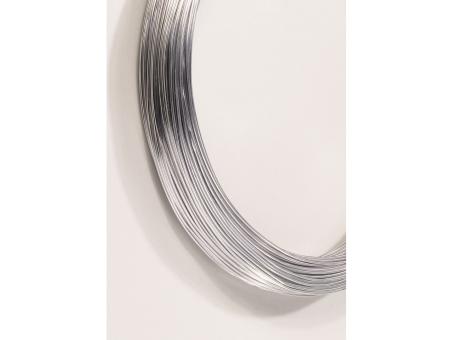 Draht Alu 1mm 250gr silber eloxiert ca. 120mtr 1mm 250gr